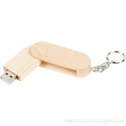 Wooden USB Flash Drive Wood USB Memory Disk with Free Logo (WD007)